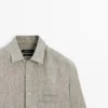 Flowing Linen Shirt with Pocket