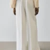 Flowing Linen Suit Trousers