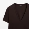 Flowing V-Neck T-Shirt