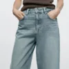 High-Waist Barrel Fit Jeans