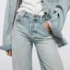High-Waist Barrel Fit Jeans