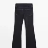 High Waist Bell Bottom Skinny Jeans