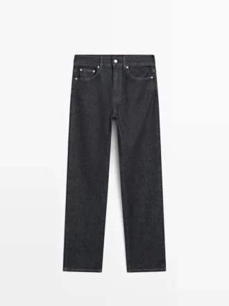 High-Waist Straight-Leg Comfort Jeans