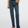 High-Waist Straight-Leg Comfort Jeans