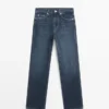 High-Waist Straight-Leg Comfort Jeans