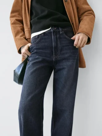 High-Waist Wide-Leg Jeans