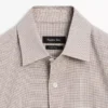 Houndstooth Cotton Blend Shirt