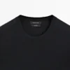 Knit Cotton T-Shirt