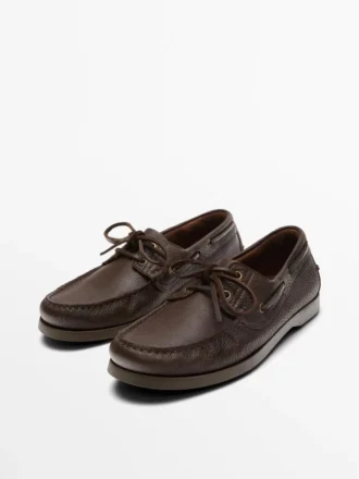 Leather Deck Shoes