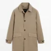 Lightweight Cotton Blend Trench Coat