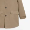 Lightweight Cotton Blend Trench Coat