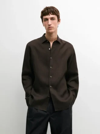 Lightweight Regular Fit Linen Shirt
