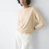Lightweight Wool and Linen Blend T-Shirt