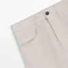 Linen Semi-Jogger Fit Trousers