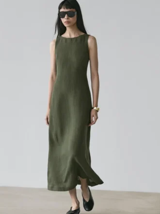Long Linen Dress