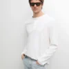 Long Sleeve Henley Neck T-Shirt