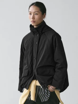 Long Technical Fabric Parka