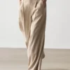 Loose Fit High-Waist Trousers