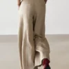Loose Fit High-Waist Trousers