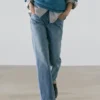 Low-Rise Straight-Leg Jeans