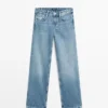 Low-Rise Straight-Leg Jeans