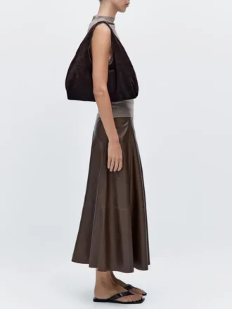 Medium Split Leather Lady Bag