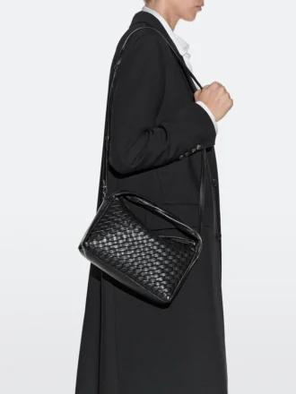 Medium Woven Nappa Leather Bag