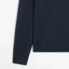 Merino Wool Crew Neck Knit Sweater