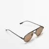 Metal Aviator Sunglasses
