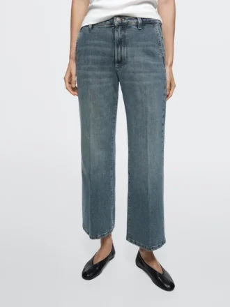 Mid-Rise Bell Bottom Jeans