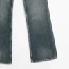 Mid-Rise Straight-Leg Flare Fit Jeans