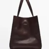 Mid-Size Nappa Leather Md Icon Tote Bag