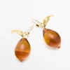 Mini Glass Lemon Earrings