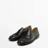 Mock Croc Embossed Loafers