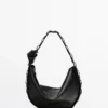 Nappa Leather Bag with Eyelets