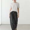 Nappa Leather Balloon Fit Pants