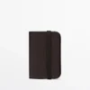 Nappa Leather Card Holder with Flap