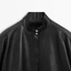 Nappa Leather Jacket with Pocket Details