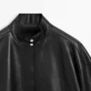 Nappa Leather Jacket with Pocket Details