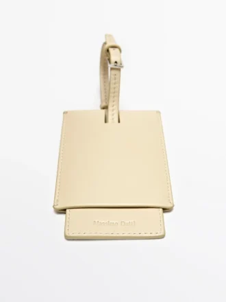 Nappa Leather Luggage Tag