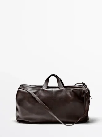 Nappa Leather Maxi Duffle Bag