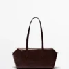 Nappa Leather Satchel Bag