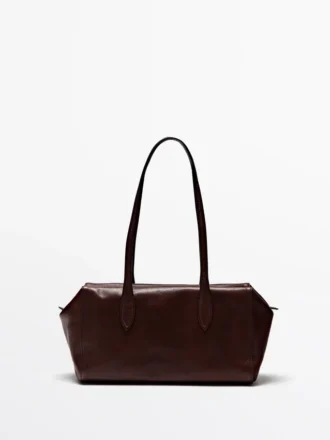 Nappa Leather Satchel Bag