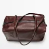 Nappa Leather Satchel Bag