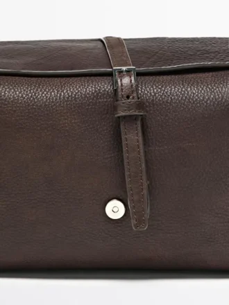 Nappa Leather Travel Toiletry Bag