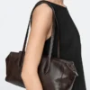 Nappa Leather West Satchel Bag