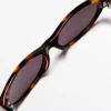 Narrow Tortoiseshell-Effect Sunglasses