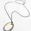 Necklace with Oval Pendant