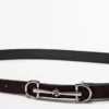 Nubuck Leather Equestrian Belt