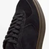 Nubuck Trainers with Contrast Sole